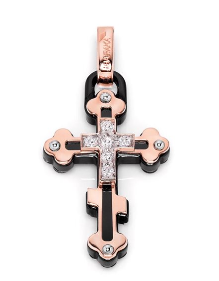 Pendente Baraka Uomo in Ceramica Diamante 0.12 Ct CR221691RODB000012 - CR221691RODB000012